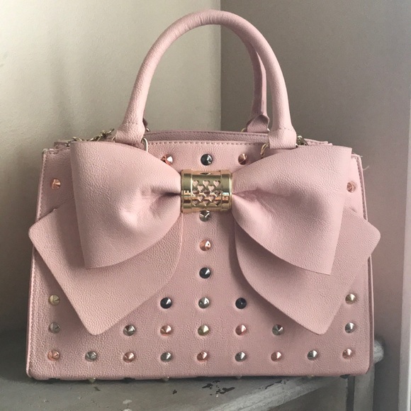 Betsey Johnson Handbags - Betsey Johnson Studded Bow Purse